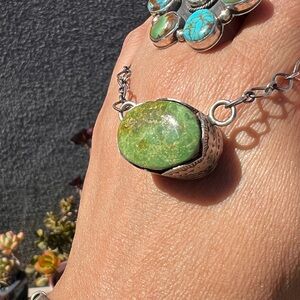 Sonoran Stone Pendant Necklace in Sterling-Style Setting